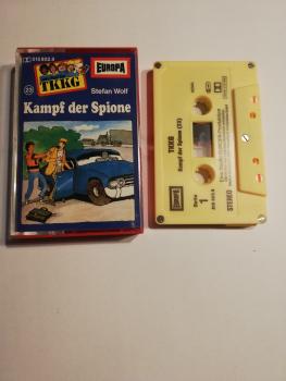 TKKG Folge 23 Kampf der Spione 5-fach geschraubt Gelb 515802.8 Europa(Großes Fenster)
